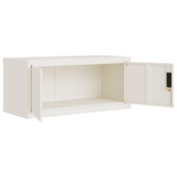Archiefkast 90x40x180 cm staal wit
