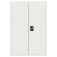 Archiefkast 90x40x180 cm staal wit
