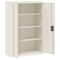 Archiefkast 90x40x180 cm staal wit