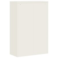 Archiefkast 90x40x180 cm staal wit