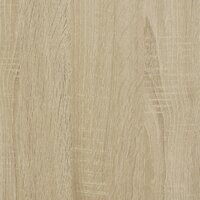 Wandkast met glazen deuren 102x37x35 cm sonoma eikenkleurig