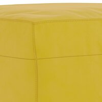 Voetenbank 60x50x41 cm fluweel geel