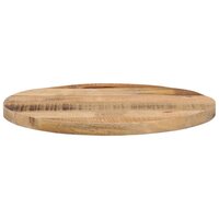 Tafelblad rond &Oslash; 50x3,8 cm massief ruw mangohout