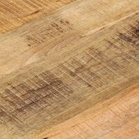 Tafelblad rond &Oslash; 50x3,8 cm massief ruw mangohout