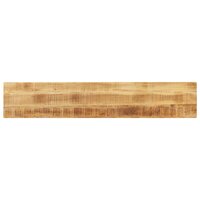 Tafelblad rechthoekig 160x30x3,8 cm massief ruw mangohout