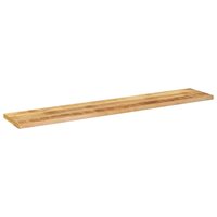 Tafelblad rechthoekig 160x30x3,8 cm massief ruw mangohout