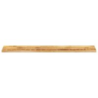 Tafelblad rechthoekig 160x30x3,8 cm massief ruw mangohout