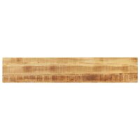 Tafelblad rechthoekig 160x20x3,8 cm massief ruw mangohout