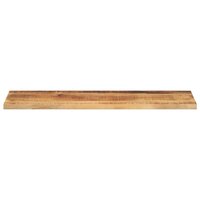 Tafelblad rechthoekig 100x20x2,5 cm massief ruw mangohout