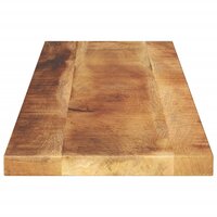Tafelblad rechthoekig 100x20x2,5 cm massief ruw mangohout