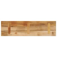 Tafelblad rechthoekig 100x20x2,5 cm massief ruw mangohout