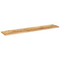 Tafelblad rechthoekig 160x40x2,5 cm massief ruw mangohout