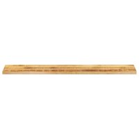 Tafelblad rechthoekig 160x40x2,5 cm massief ruw mangohout