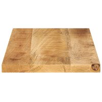 Tafelblad rechthoekig 50x40x2,5 cm massief ruw mangohout