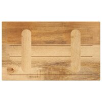 Tafelblad rechthoekig 50x40x2,5 cm massief ruw mangohout