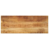 Tafelblad rechthoekig 80x30x2,5 cm massief ruw mangohout