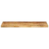 Tafelblad rechthoekig 80x30x2,5 cm massief ruw mangohout