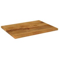 Tafelblad rechthoekig 70x60x2,5 cm massief mangohout