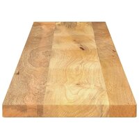 Tafelblad rechthoekig 160x40x3,8 cm massief mangohout