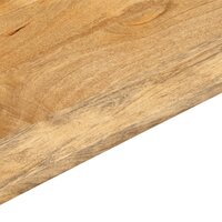 Tafelblad rechthoekig 160x40x3,8 cm massief mangohout