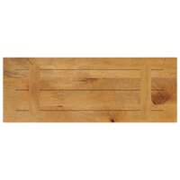 Tafelblad rechthoekig 90x20x2,5 cm massief mangohout