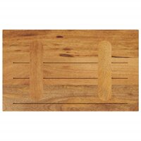 Tafelblad rechthoekig 50x30x2,5 cm massief mangohout