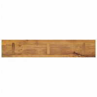 Tafelblad rechthoekig 140x30x3,8 cm massief mangohout
