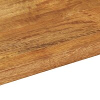 Tafelblad rechthoekig 140x30x3,8 cm massief mangohout