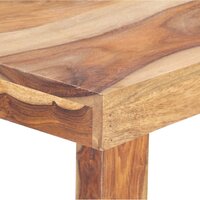 Eettafel 140x70x76 cm massief sheeshamhout