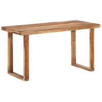 Eettafel 140x70x76 cm massief sheeshamhout