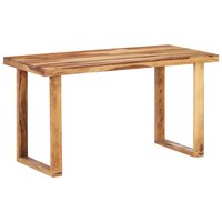Eettafel 140x70x76 cm massief sheeshamhout
