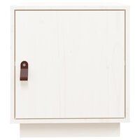 Nachtkastjes 2 st 40x34x45 cm massief grenenhout wit
