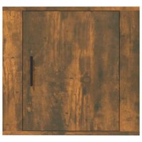 Nachtkastjes 2 st wandgemonteerd 50x30x47 cm gerookt eikenkleur