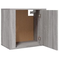 Nachtkastjes 2 st wandgemonteerd 50x30x47 cm grijs sonoma eiken