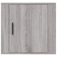 Nachtkastjes 2 st wandgemonteerd 50x30x47 cm grijs sonoma eiken