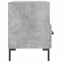 Nachtkastje 40x35x47,5 cm bewerkt hout betongrijs