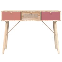 Wandtafel met lades 105x30x75 cm bewerkt hout