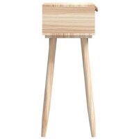 Wandtafel met lades 105x30x75 cm bewerkt hout