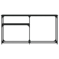 Wandtafel 145x22,5x75 cm bewerkt hout zwart