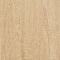 Wandtafel met schappen 100x35x75 cm sonoma eikenkleurig