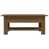 Salontafel 102x55x42 cm bewerkt hout bruin eikenkleur