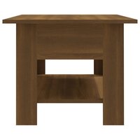 Salontafel 102x55x42 cm bewerkt hout bruin eikenkleur