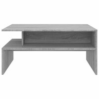Salontafel 90x60x42,5 cm bewerkt hout grijs sonoma eikenkleurig