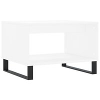 Salontafel 60x50x40 cm bewerkt hout wit