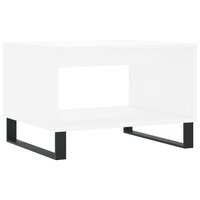 Salontafel 60x50x40 cm bewerkt hout wit