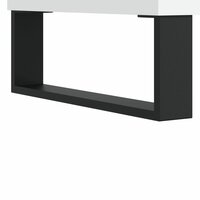 Salontafel 60x50x40 cm bewerkt hout wit
