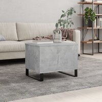 Salontafel 60x44,5x45 cm bewerkt hout betongrijs