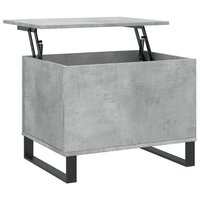 Salontafel 60x44,5x45 cm bewerkt hout betongrijs