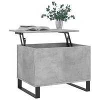 Salontafel 60x44,5x45 cm bewerkt hout betongrijs