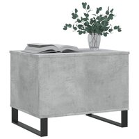 Salontafel 60x44,5x45 cm bewerkt hout betongrijs